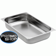 Lot de 10 bacs gastronormes GN 1/1 en inox 18/10 - différentes hauteurs et capacités - fabrication française Sammic Lot de 10 bacs gastronormes GN 1/1 en inox 18/10 - différentes hauteurs et capacités - fabrication française Sammic