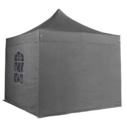 Oviala Business Mur plein pour tente pliante pro 50mm gris 3m - gris polyester 101269 Oviala Business Mur plein pour tente pliante pro 50mm gris 3m - gris polyester 101269