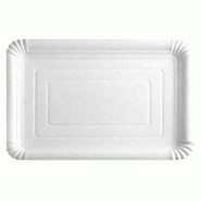 Plateau carton blanc 40x50cm - par 25