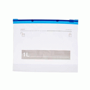San Ignacio - LEKNES - 20 Sacs Zip-Lock Polyvalents 1L - transparent SANR435