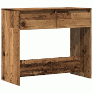 Table console vieux bois 89x41x76,5 cm bois d'ingénierie Modèle Apex Loft Plus - 856774