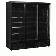 Vitrine réfrigérée noire Atom Maxi C3DBB - 3 portes  TEFCOLD