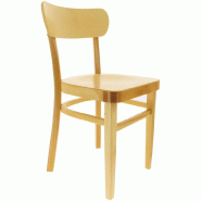 Chaise de restaurant Bastia Hêtre naturel Valero