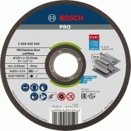 Disque à tronçonner métaux et inox 125x1x22,23mm plat osa - BOSCH - 2608600549 - 866483 Disque à tronçonner métaux et inox 125x1x22,23mm plat osa - BOSCH - 2608600549 - 866483