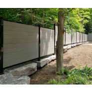 Ezfence elite - clôture en composite - gsq - hauteur : 20.32mm