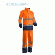 Ensemble de sécurité haute visibilité anti-pluie en polyester Class 3 - Hi-Way Coverguard - Référence cov-7HWRO_0