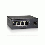 LevelOne GEU-0521 - Switch - non géré - 4 x 10/100/1000 + 1 x Gigabit SFP - GEU-0521