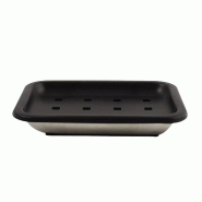 MSV Stendal Porte-Savon couleur Noir - noir plastique polypropylène MS1195