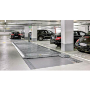 Parking mécanique à plates-formes coulissantes 503 - Jusqu'à 30% de places de parking supplémentaires - Déplacement silencieux sur rails
