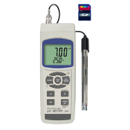PHmètre - Enregistreur sur carte SD - Sonde électrode pH solution 2208/PH - 2230LM