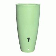 PLAST'UP ROTOMOULAGE Pot conique récupérateur d'eau de pluie aérien 200l - VERTPISTACHE - vert 0637962081251