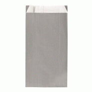 Pochettes cadeaux kraft vergé gris souris 7x12cm - par 250 - emballage rapide et facile