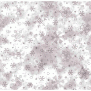 Rouleau de nappe toile cirée Noël Givre Argent 1,40X20ML - argenté plastique polypropylène 3452968092158