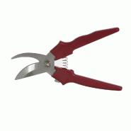 Sécateur plume lame inox trempé 19 cm