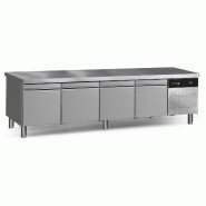 Soubassement réfrigéré 4 tiroirs GN 2/3 - 377 L | 2242x700x584 mm | Fagor - CCPB-4GW