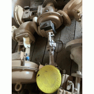 Soupape à siège pneumatique en acier inoxydable dn50 d'occasion_0