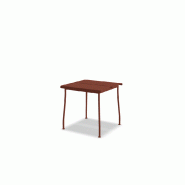 Table de café en métal FLANER - brique