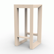 Table haute design in & out FRAME - écru