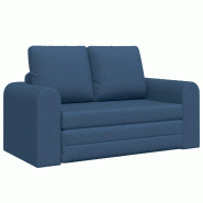 VidaXL Canapé-Lit 60cm Bleu tissu Modèle Dermontel - 4106680