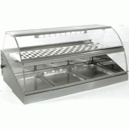 Vitrine à poser froide VHF1000RO - 3 bacs GN1/1 - 110 litres - 1000 x 720 x 475 mm