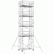 Échafaudage roulant aluminium DOCKER 150 version garde-corps EXMDS - Hauteur de travail : 10,90 m - DUARIB - 7225092 Échafaudage roulant aluminium DOCKER 150 version garde-corps EXMDS - Hauteur de travail : 10,90 m - DUARIB - 7225092
