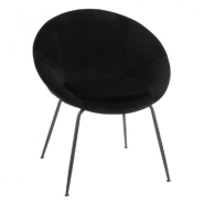 CHAISE TROE RONDE  / NOIR