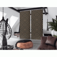 Cloison amovible - MEDINA LUXE - aluminium et toile tendue - sur mesure Cloison amovible - MEDINA LUXE - aluminium et toile tendue - sur mesure