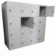 Fleda TRADING Casier à 16 Cases en métal dim.Cm.120x50x180h - FLCAS16