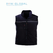 Gilet de travail imperméable softshell 3 couches en polyester et élasthanne avec 4 poches - YANG REFLECT COVERGUARD_0