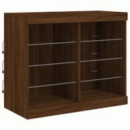 Helloshop26 - Buffet bahut commode armoire meuble de rangement organisateur cuisine salle de séjour salon avec lumières LED 81 x 37 02_0029933 - 300 Helloshop26 - Buffet bahut commode armoire meuble de rangement organisateur cuisine salle de séjour salon avec lumières LED 81 x 37 02_0029933 - 300