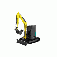 Mini-pelle - AMX 75 - AMMANN - diesel Kubota 60.2 cv, cabine climatisée