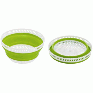 MOULINEX essoreuse à salade rétractable 4l vert k2530104 - vert 3168430302457