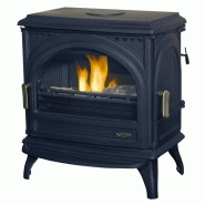 Poêle à bois petit carvin - anthracite 8 kw