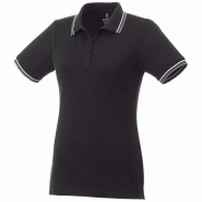 Polo tipping manches courtes femme Fairfield 38103991 - col et poignets en tricot plat avec maille piquée 100% coton 180g/m² Polo tipping manches courtes femme Fairfield 38103991 - col et poignets en tricot plat avec maille piquée 100% coton 180g/m²