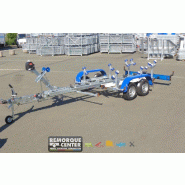 Porte bateau - remorque cassante - SW1405 - 2 essieux - PTAC : 1800Kg - Reference GS13 / G1000