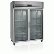 Réfrigérateur vertical 2 portes vitrées gn2/1 1410 litres extérieur... - PRK1420G_0