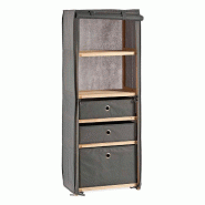 San Ignacio KIPIT - Étagère avec 3 tiroirs en bois 113 x 42 x 28 cm gris - SANR342