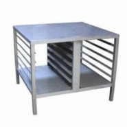 Support de four universel inox 304 2x5 niveaux de glissières Madial 82221