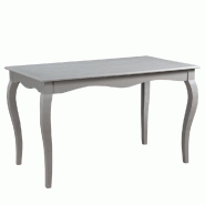 Table Romantic grey bois gris GM L120 x P65 x H70 cm