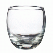 Verrine Boule en verre 380ml Ø8x9.6cm transparent - par 24