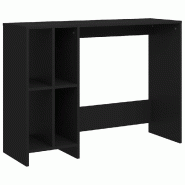 VidaXL Bureau d'ordinateur portable noir bois d'ingénierie Modèle Lofty Métal - noir Bois manufacturé 808342