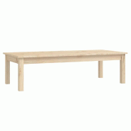 VidaXL Table basse 110x50x30 cm Bois massif de pin Modèle Cosmo Élite - 814234