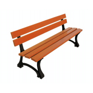 Banc bois et acier mora ref : 209482.9005.Chec