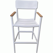 Chaise maison du monde - Hauteur Haute (H=950-1150mm) - Métal, Blanc Inconnue CHSHH56x51MetaBlan