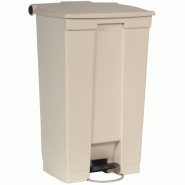 Conteneur à pédale Step-On beige 87L - 500 x 410 x 825 mm - RUBBERMAID - 0615402612715