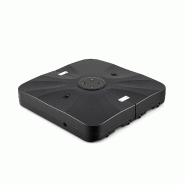COSTWAY Support avec roues, 210kg remplissable, mobile, pour grands parasols sur mât, jardin et terrasse. - noir métal ZB34199PW COSTWAY Support avec roues, 210kg remplissable, mobile, pour grands parasols sur mât, jardin et terrasse. - noir métal ZB34199PW