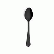 Cuillère à thé PVD noir inox 18/10 ép.3 mm personnalisable Vigo - par 1