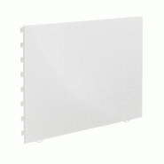 Fond lisse 70x40cm - Blanc - Acier résistant pour rayonnage métallique