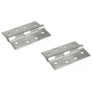 Charnière lourde 50x38mm Goupille fixe acier inoxydable -1paire - 2pcs Charnière lourde 50x38mm Goupille fixe acier inoxydable -1paire - 2pcs