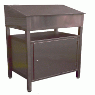 ITALCONCEPT L2G Pupitre Inox 304, Sur Placard Avec Verins, 1100 x 560 x 510mm - 3616350009487